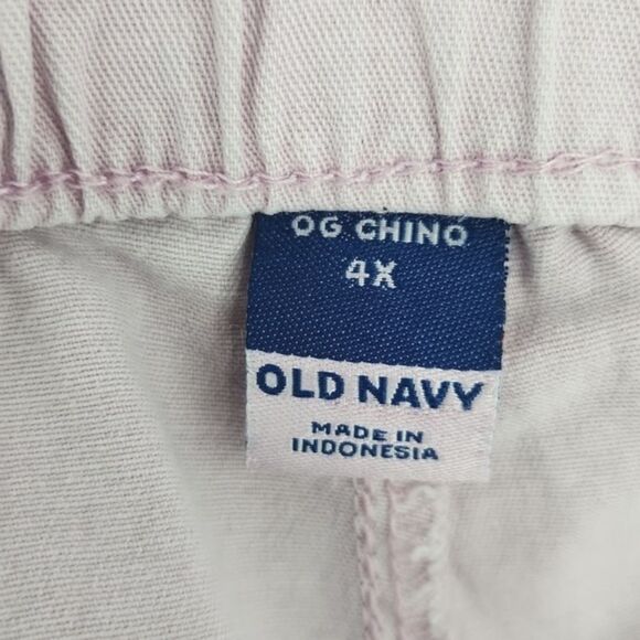 Old Navy Chino Pants Womens Size 4X Purple Office Work Business Casual Career - Picture 3 of 7